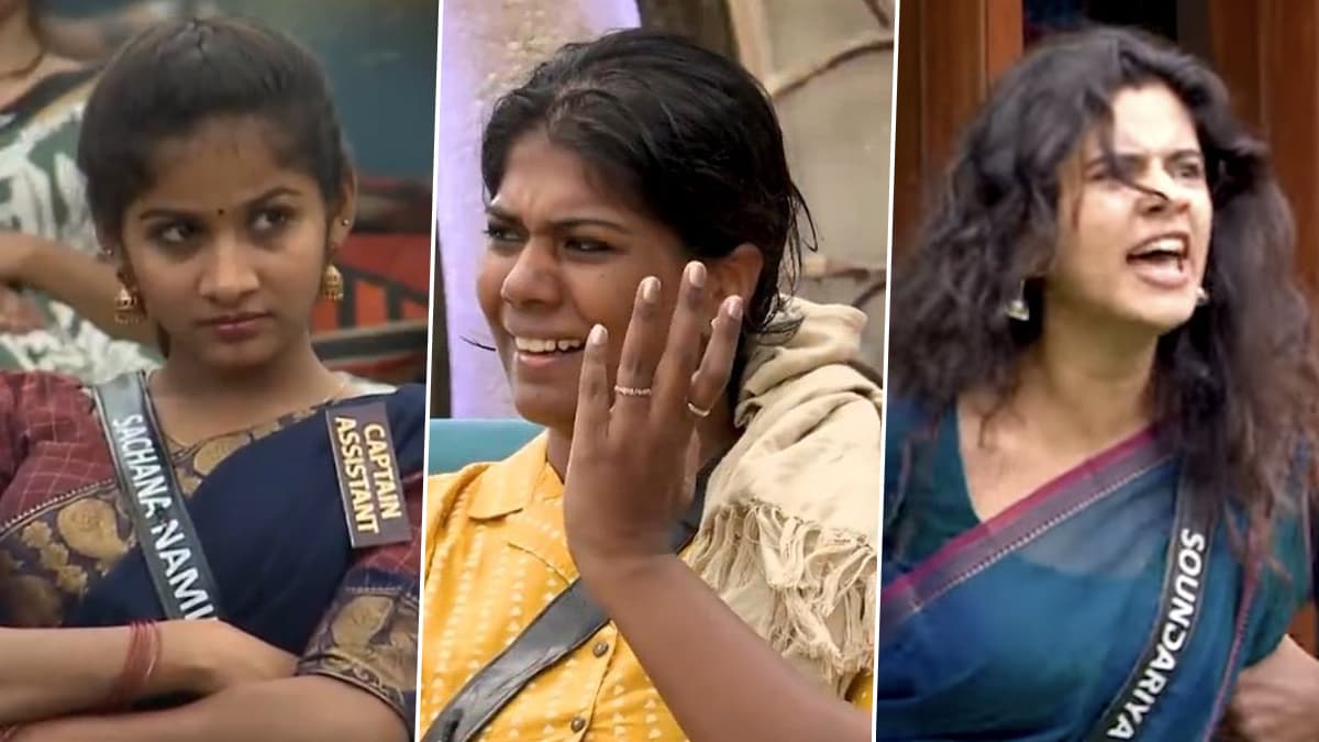 Bigg Boss Tamil Season 8: சாச்சனாவை காப்பாற்றும் விஜய் சேதுபதி.. மஞ்சரியைப் பார்த்து சவுண்ட் விடும் சவுந்தர்யா..!