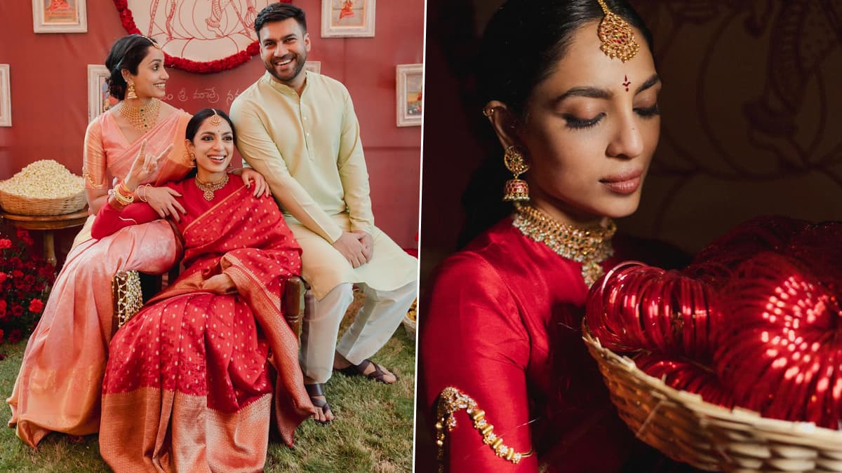 Naga Chaitanya - Sobhita Dhulipala Wedding: களைகட்டும் நாக சைதன்யா-சோபிதா திருமணம்.. மெழுகு பொம்மையாக ஜொலிக்கும் மணப்பெண்..!