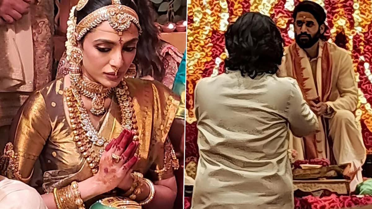 Naga Chaitanya and Sobhita Dhulipala: பாரம்பரிய முறைப்படி முடிந்த திருமணம்; கொண்டாட்டத்தில் நாக சைதன்யா - சோபிதா தம்பதி.!