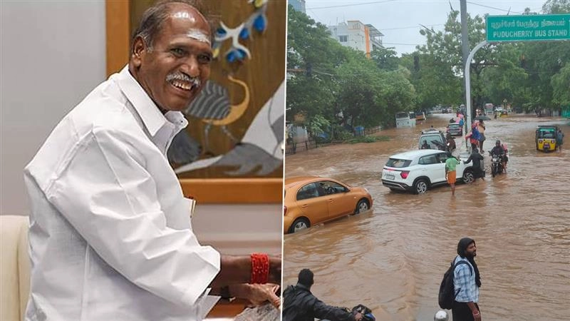 Puducherry CM Rangasamy: புதுவையில் வரலாறு காணாத வெள்ளம்; ரேஷன் அட்டைக்கு ரூ.5000/- நிவாரணம் அறிவித்தார் முதல்வர் ரங்கசாமி..!
