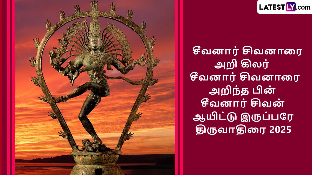 Thiruvadhirai 2025: சிவ அருளைத் தரும் திருவாதிரை.. தீர்க்க சுமங்கலியாக செய்ய வேண்டிய விரதங்கள்.. முழு விபரம் இதோ.!
