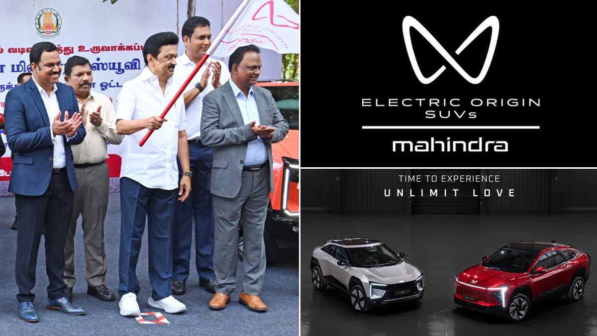 Mahindra Electric Origin SUVs: உலகத்தரத்தில் தயாராகி, சாலைகளில் களமிறங்கும் மகேந்திரா எலக்ட்ரிக் கார்; கொடியசைத்து தொடக்கி வைத்த தமிழ்நாடு முதல்வர்.!