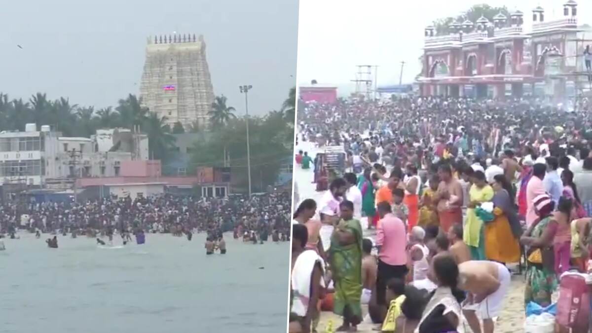 Thai Amavasai 2025: தை அமாவாசை 2025: முன்னோர்களுக்கு தர்ப்பணம் கொடுக்க ராமேஸ்வரத்தில் அலைமோதும் கூட்டம்..!