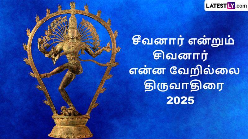 Thiruvadhirai 2025: நடராஜர், சிவனுக்கு உகந்த திருவாதிரை.. அன்றைய நாளின் அபிஷேகமும் அதன் பலன்களும்.. முழு விபரம் இதோ.!