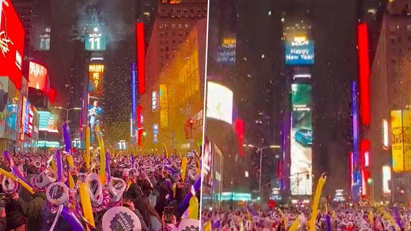 New York Welcomes 2025: அமெரிக்காவில் பிறந்த விடியல்.. டைம்ஸ் சதுக்கத்தில் களைகட்டிய புத்தாண்டு 2025 கொண்டாட்டம்.!