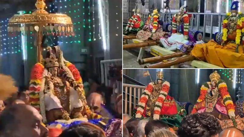 Vaikuntha Ekadasi: மோகினி அலங்காரத்தில் ஸ்ரீரங்கம் நம்பெருமாள்; கோவிந்தா கோஷத்துடன் இறைவனை தரிசித்த பக்தர்கள்.!