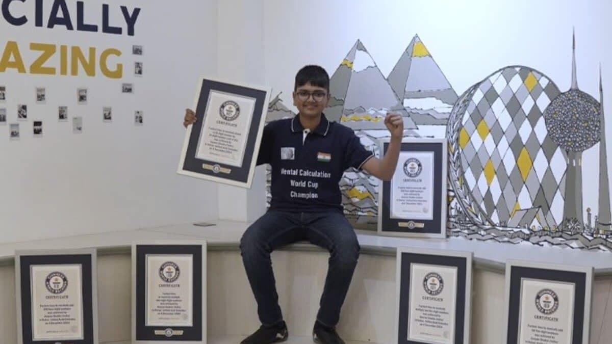 Human Calculator Kid: ஒரே நாளில் 6 கின்னஸ் சாதனை; 14 வயது மனித கால்குலேட்டரின் வியக்கவைக்கும் திறமை..!