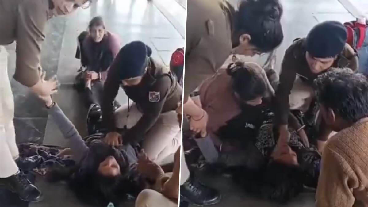 Viral Video: ரயில் நிலையத்தில் திடீரென மயங்கி விழுந்த பெண்; சிபிஆர் அளித்து உயிரை காப்பாற்றிய பெண் காவலர்.. வீடியோ வைரல்..!