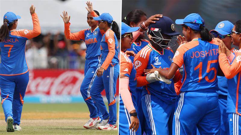 IND Vs SA Women's T20 World Cup: 82 ரன்களில் சுருண்ட யு19 தென்னாபிரிக்க பெண்கள் அணி; இந்திய மகளிர் அணி அசத்தல் பந்துவீச்சு.!