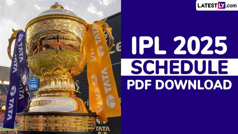 IPL Schedule PDF Download: ஐபிஎல் 2025 போட்டி அட்டவணை பிடிஎப் பைல் பதிவிறக்கம் செய்வது எப்படி? விபரம் உள்ளே.!