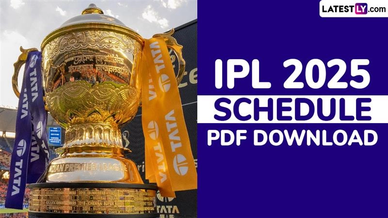 IPL Schedule PDF Download: ஐபிஎல் 2025 போட்டி அட்டவணை பிடிஎப் பைல் பதிவிறக்கம் செய்வது எப்படி? விபரம் உள்ளே.!