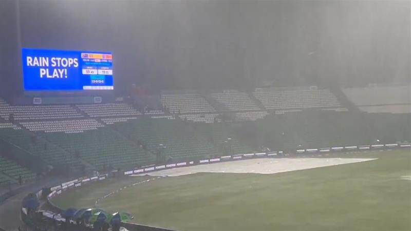 Match Delayed Due to Rain: தடைபட்ட ஆஸி., - ஆப்கான் அணிகள் ஆட்டம்.. ஆஸியின் துரத்தலுக்கு மழை போட்ட முட்டுக்கட்டை.!