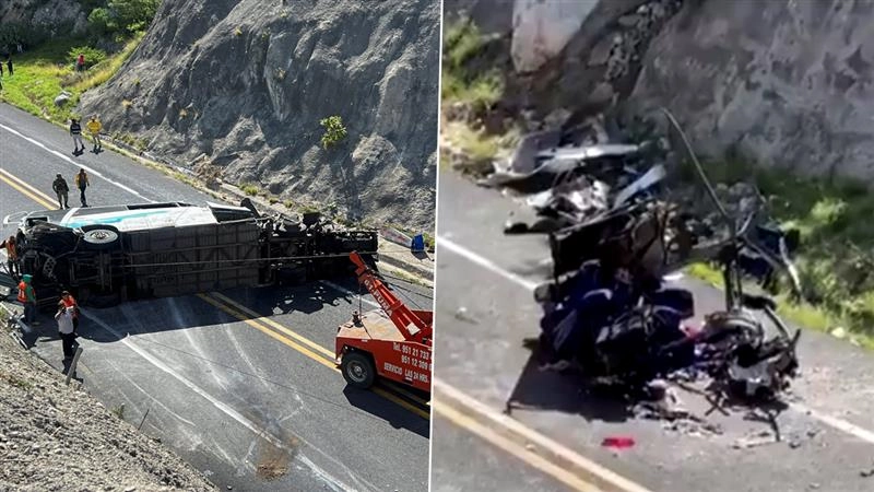 Road Accident: லாரி மீது சொகுசு பேருந்து மோதி விபத்து; 41 பேர் உடல் கருகி பலியான சோகம்..!