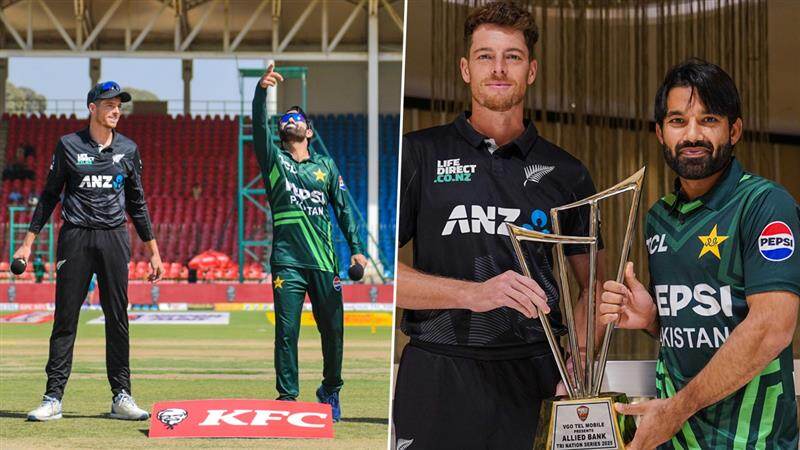 PAK Vs NZ: ஒருநாள் ட்ரை-சீரிஸ் இறுதிப்போட்டி: பாக்., - நியூசி அணிகள் மோதல்.. பேட்டிங் செய்த பாகிஸ்தான்.!