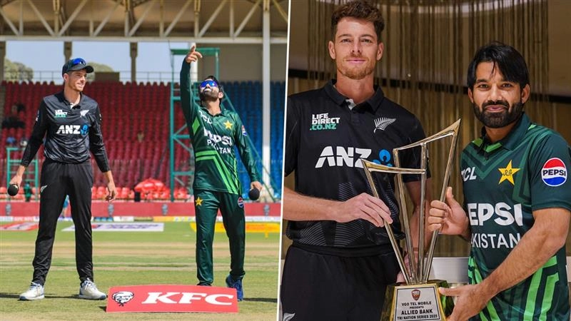 PAK Vs NZ: ஒருநாள் ட்ரை-சீரிஸ் இறுதிப்போட்டி: பாக்., - நியூசி அணிகள் மோதல்.. பேட்டிங் செய்த பாகிஸ்தான்.!