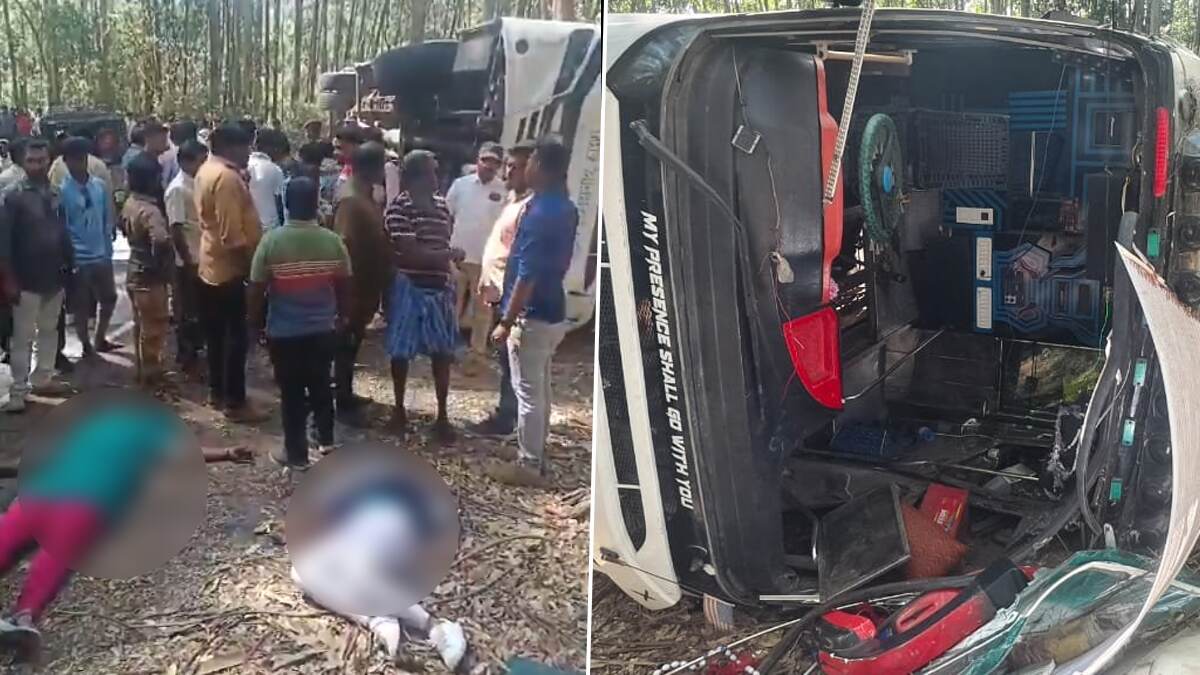 Road Accident: வேன் கவிழ்ந்த விபத்தில் மூவர் பரிதாப பலி.. சுற்றுலா சென்ற இடத்தில் சோகம்..!
