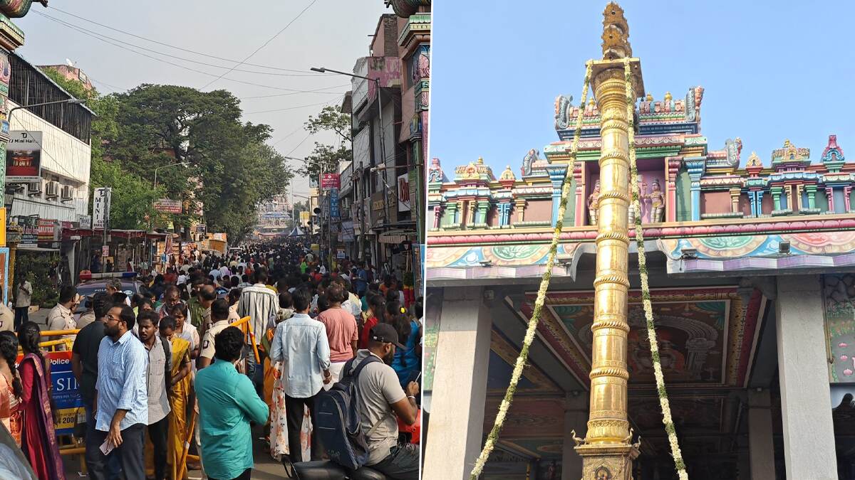Vadapalani Murugan Temple: அலைகடலென திரண்ட மக்கள் கூட்டம்.. மணிக்கணக்கில் வடபழனி முருகனை நோக்கி காத்திருக்கும் பக்தர்கள்.!