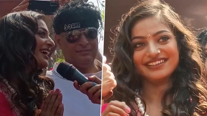 Viral Girl 'Monalisa': நகைக் கடை திறப்பு விழாவில் இந்தியாவின் 