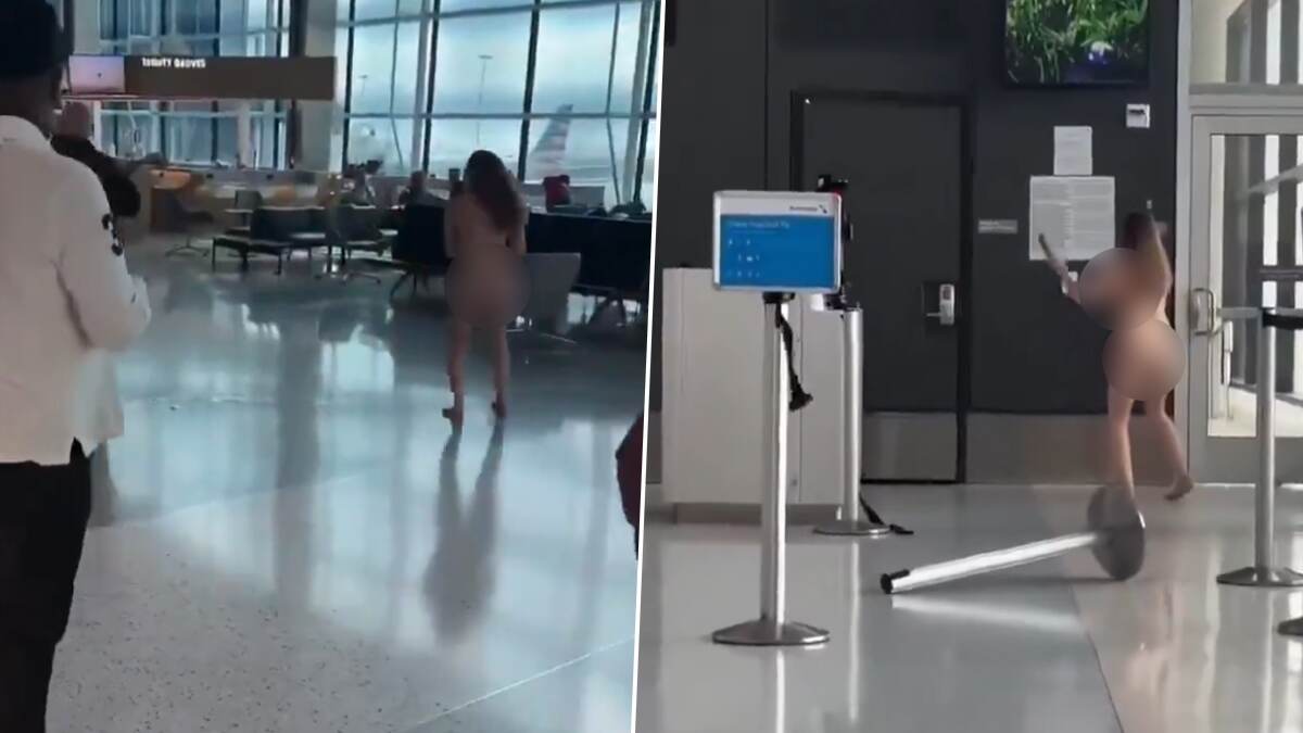 Dallas Airport: விமான நிலையத்தில் மக்களின் முகம் சுளிக்க வைத்த பெண்ணின் செயல்.. நிர்வாணமாக வந்து ரகளை.!