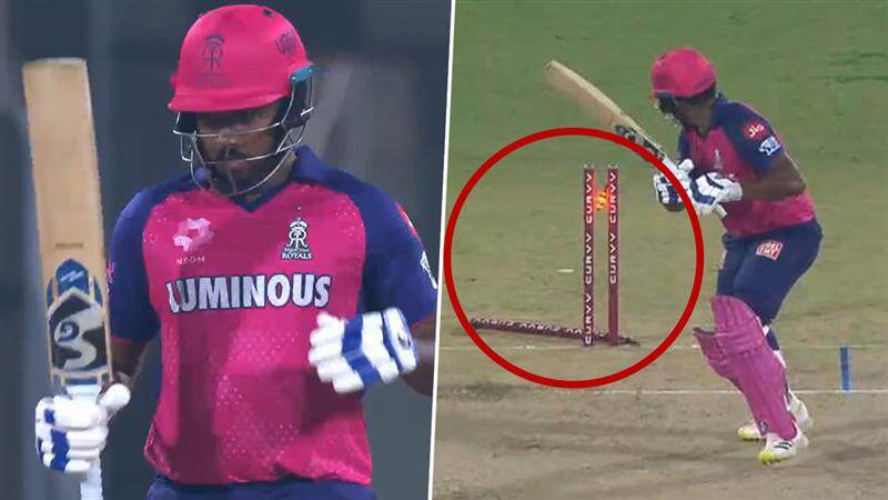 Sanju Samson IPL 2025: பறந்துபோன ஸ்டெம்ப்.. சஞ்சு சாம்சன் விக்கெட் 13 ரன்களுக்கு காலி..!