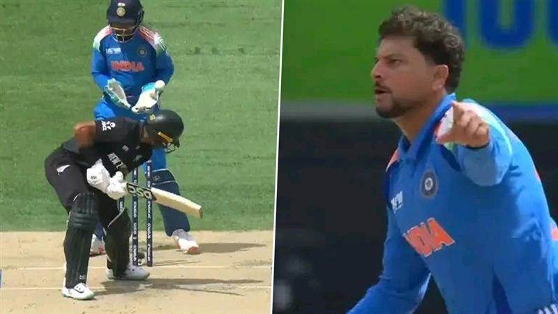 Rachin & Williamson Wickets: களமிறங்கியதும் கலக்கிய குல்தீப் யாதவ்.. ரச்சின், வில்லியம்சன் விக்கெட் அடுத்தடுத்து காலி.!