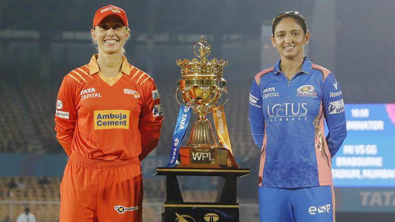 MI Vs GG | WPL 2025 (Photo Credit: @WPLT20 X)