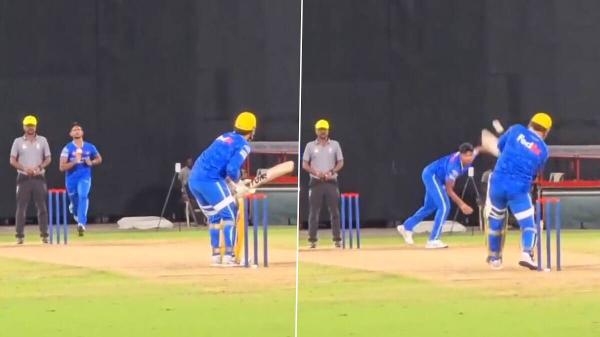 MS Dhoni Helicopter Shot: எம்எஸ் தோனி டிரேட்மார்க் 