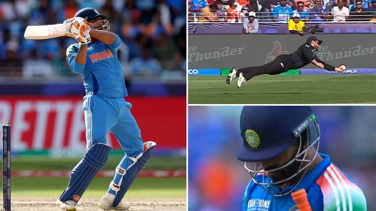 Ravindra Jadeja Wicket | IND Vs NZ | 02 March 2025 (Photo Credit: @IPLCricketMatch / @the_sports_x X)