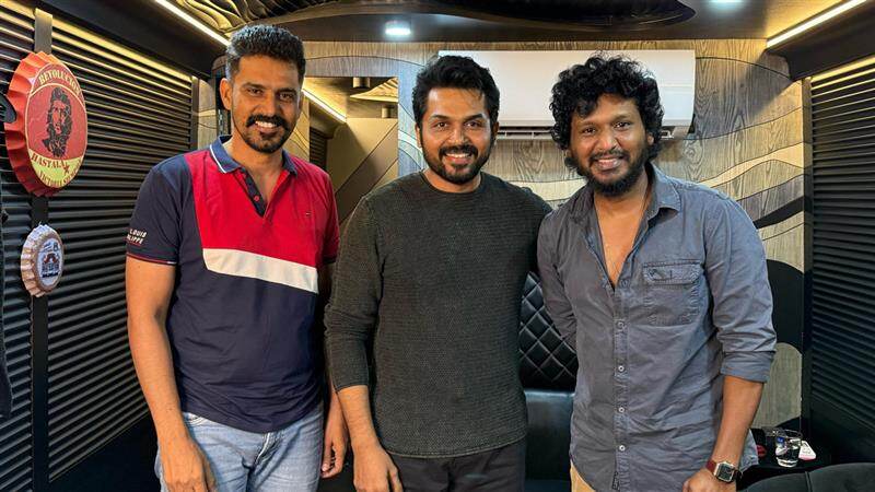 Sam CS | Karthi | Lokesh Kanagaraj (Photo Credit: @RameshLaus X)
