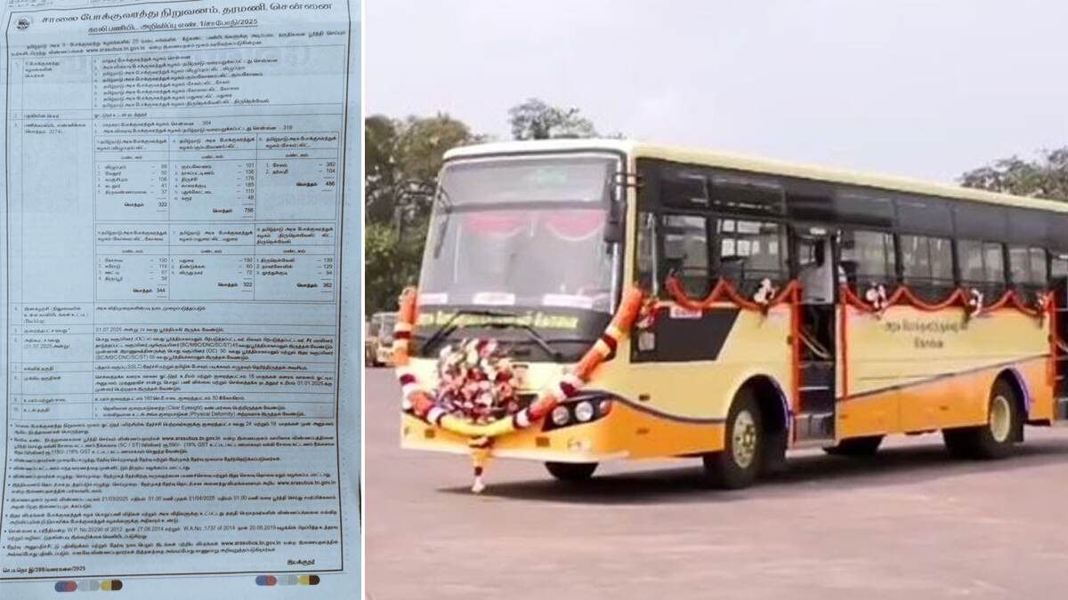TN Govt Job: அரசுப்பேருந்து ஓட்டுநர் & நடத்துனர் வேலை; விண்ணப்பிப்பது எப்படி? முழு விபரம் இதோ.!