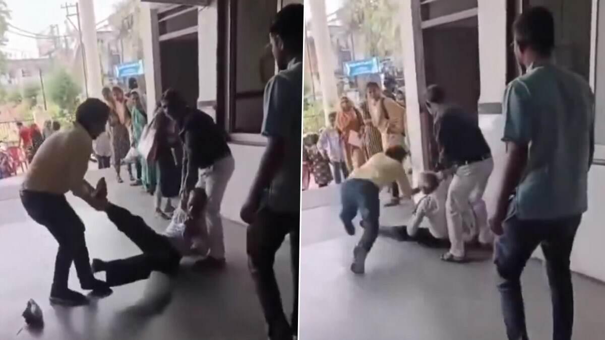 Doctors Beat Old Man: முதியவரை தரதரவென இழுத்து சென்ற மருத்துவர்.. அதிர்ச்சிகர சம்பவம்..!