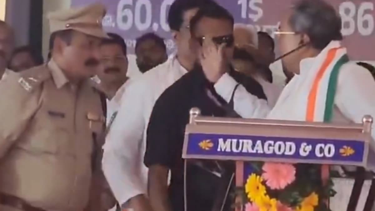 அதிகாரத்திமிர்? ஏ.எஸ்.பி-க்கு பளார் விட முற்பட்ட முதல்வர்.. அதிர்ச்சி வீடியோ லீக்..!
