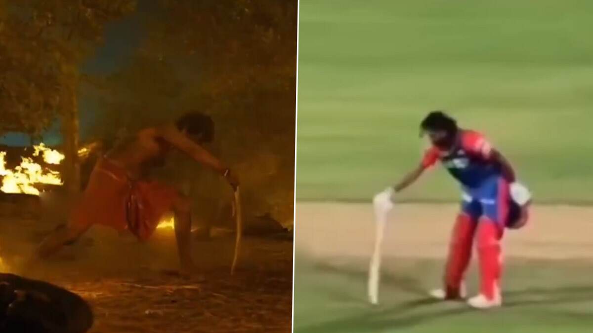 KL Rahul: காந்தாராவை களத்தில் ரீமேக் செய்த கேஎல் ராகுல்.. வைரலாகும் வீடியோ..!