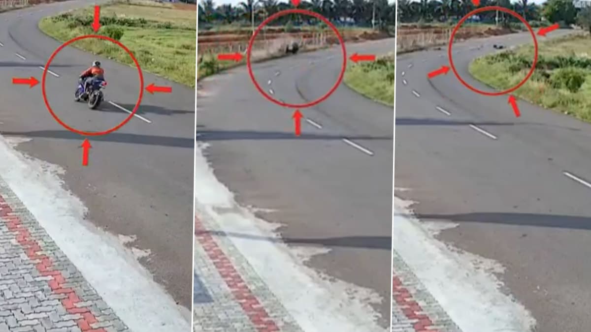 Tiruppur Accident: சாலை வளைவில் அதிவேகம்.. கல்லூரி மாணவர் துள்ளத்துடிக்க பலி.. பதறவைக்கும் காட்சிகள்.!