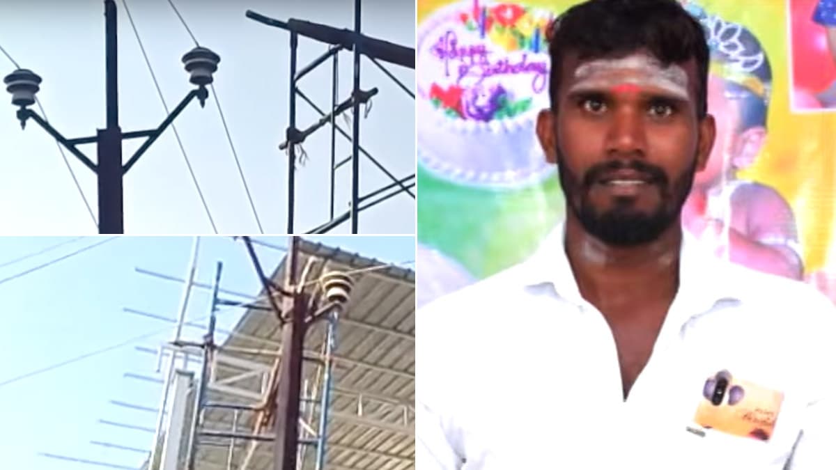 40 அடி உயர கரண்ட் வயரில் காத்திருந்த எமன்.. கூலித் தொழிலாளர்களுக்கு சர்ச்சில் நடந்த பயங்கரம்.!