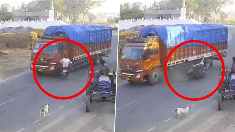இறைவா என்ன கொடுமை இது? சாலையை அலட்சியமாக கடந்தவர்களுக்கு நேர்ந்த விபரீதம்.. அதிரவைக்கும் காட்சிகள்.!