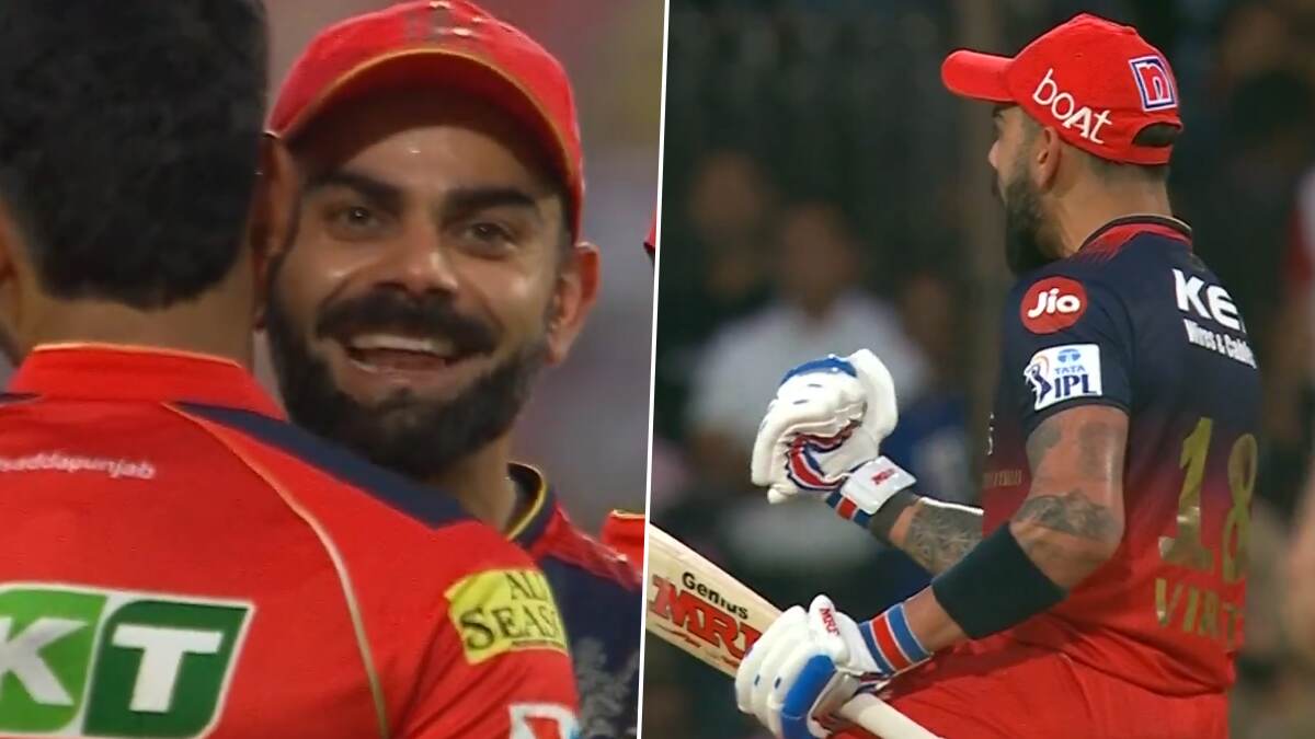 Virat Kohli: வெற்றிகொண்டாட்டத்தில் விராட் கோலி.. இறுதிவரை ஆட்டம் இழக்காமல் அசத்தல்.. பெங்களூர் அசத்தல் வெற்றி.!