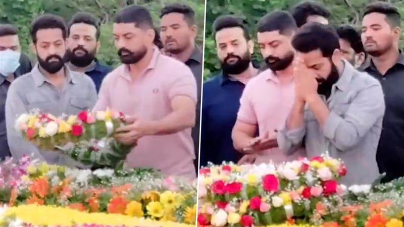 Jr NTR & Kalyan Ram: தாத்தாவின் நினைவிடத்தில் மரியாதை செலுத்திய ஜூனியர் என்.டி.ஆர்.!