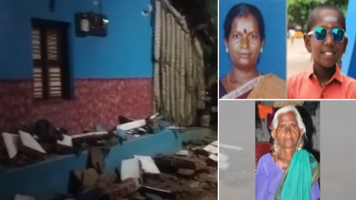 Madurai News: வீட்டின் மேற்கூரை இடிந்து விழுந்து சோகம்.. பாட்டி, பேரன் உட்பட 3 பேர் பலி.!