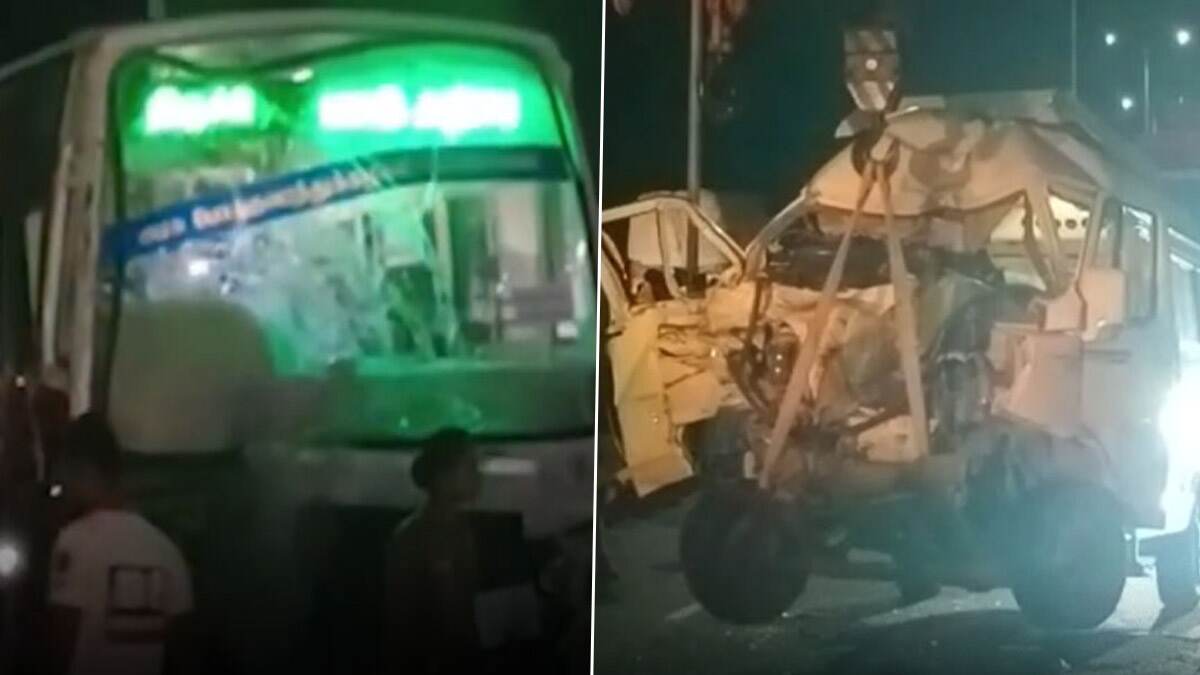 Thanjavur Accident: அரசு பேருந்து - டெம்போ நேருக்குநேர் மோதி 6 உயிர்கள் துள்ளத்துடிக்க பலி.. தமிழகத்தில் கோர விபத்து.!