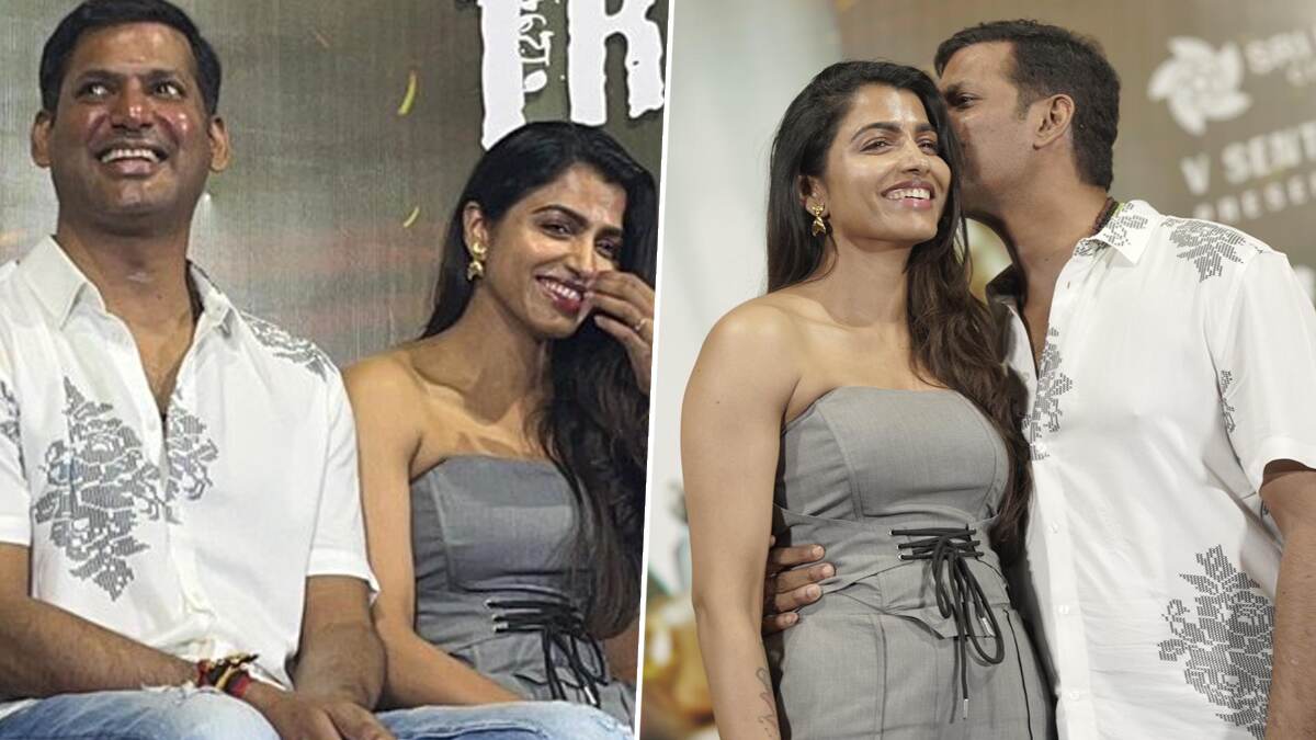Vishal & Sai Dhanshika: காதலியை கரம்பிடிக்க தயாரான விஷால்.. திருமண தேதியை அறிவித்து முத்தமிட்ட காதல் ஜோடி.!