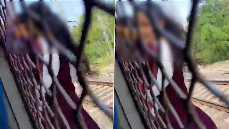 Trending Video: தாமதமான மின்சார ரயில்.. படிக்கட்டில் தொங்கியபடி பெண்கள் ஆபத்து பயணம்.!!