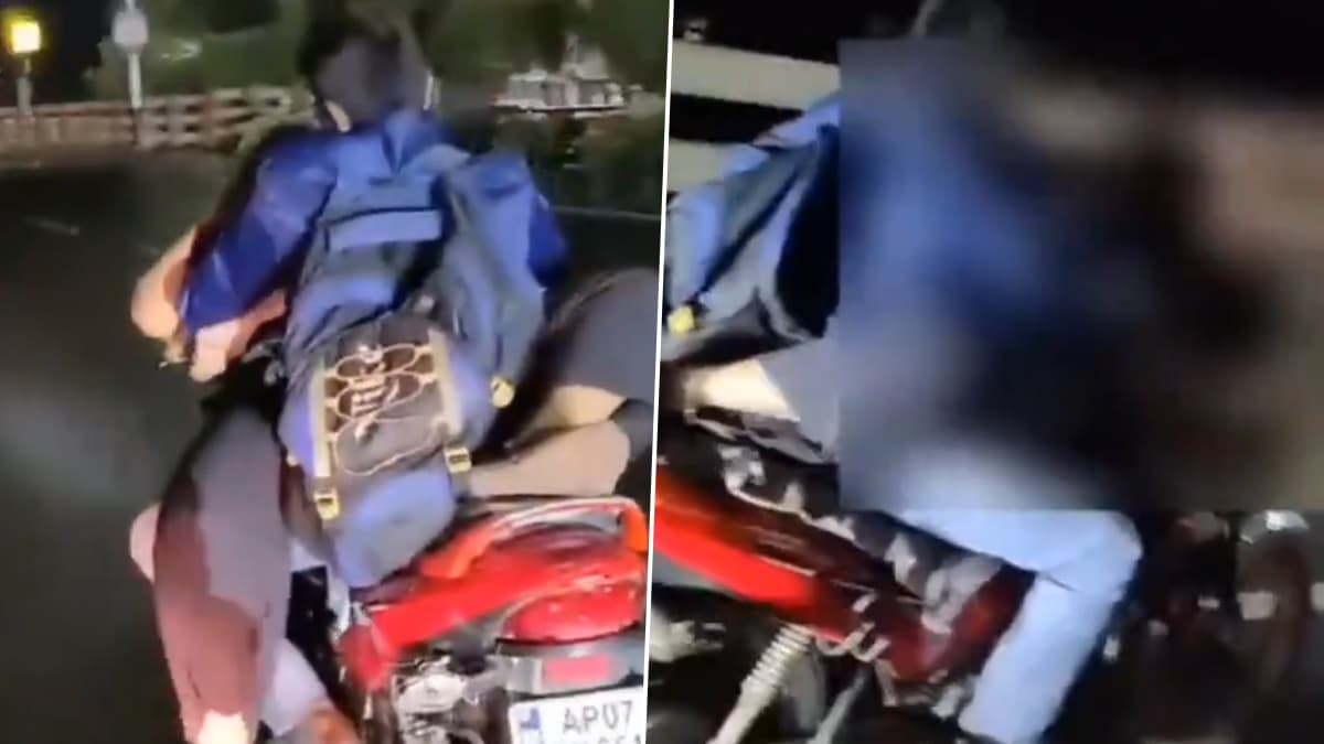 Trending Video: காதலியை பைக் டேங்கில் அமர வைத்து லாங் ட்ரைவ்.. ஆதாரத்துடன் சிக்கிய வீடியோ.!!