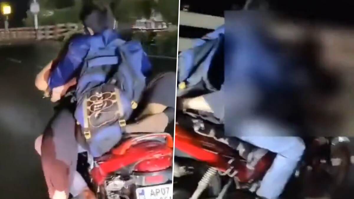 Trending Video: காதலியை பைக் டேங்கில் அமர வைத்து லாங் ட்ரைவ்.. ஆதாரத்துடன் சிக்கிய வீடியோ.!!
