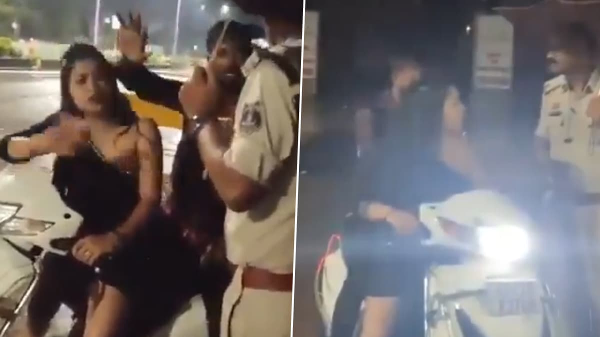 Trending Video: போதையில் போலீசாரிடம் வம்பிழுத்த இளம்பெண்.. நடுரோட்டில் களேபரம்.!
