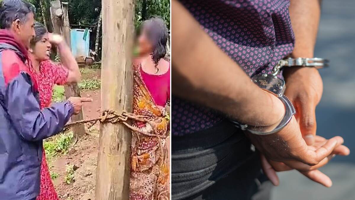 மூதாட்டியை கட்டி வைத்து தாக்கிய குடும்பம்.. குப்பை கொட்டிய தகராறில் கொடூரம்.!