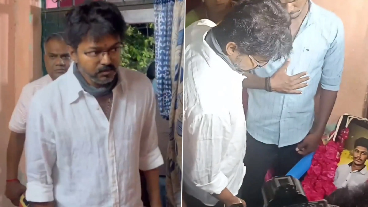 Sivagangai Custody Death: உயிரிழந்த அஜித்தின் வீட்டிற்கு நேரில் சென்ற விஜய்.. தாய், சகோதரருக்கு நிதியுதவி.!