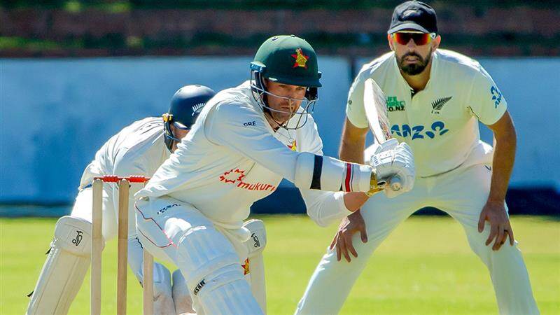 ZIM Vs NZ 1st Test, Day 1: வேகத்தில் மிரட்டும் நியூசிலாந்து அணி.. ஜிம்பாப்வே 7 விக்கெட்களை இழந்து தடுமாற்றம்..!
