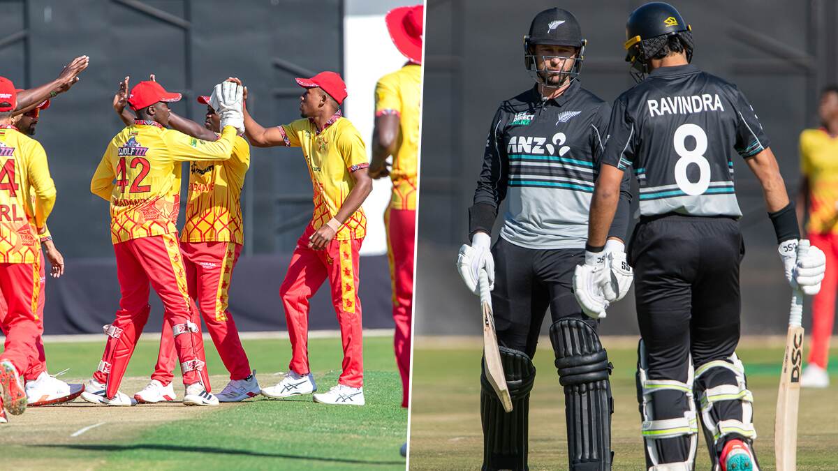 ZIM Vs NZ: நியூசிலாந்து அதிரடி தொடக்கம்.. 43 ரன்னுக்கு 1 விக்கெட் இழப்பு..!