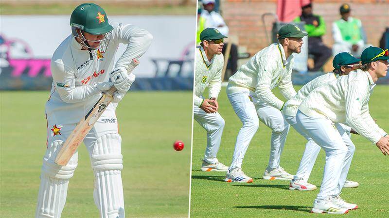 ZIM Vs SA 2nd Test, Day 3: தோல்வியை தவிர்க்க போராடும் ஜிம்பாப்வே.. நிக் வெல்ச் அரைசதம் விளாசல்..!